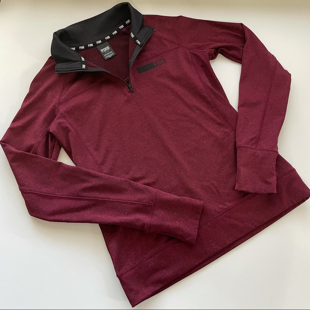 Victoria’s Secret PINK 1/4 Zip Pullover Sz Small